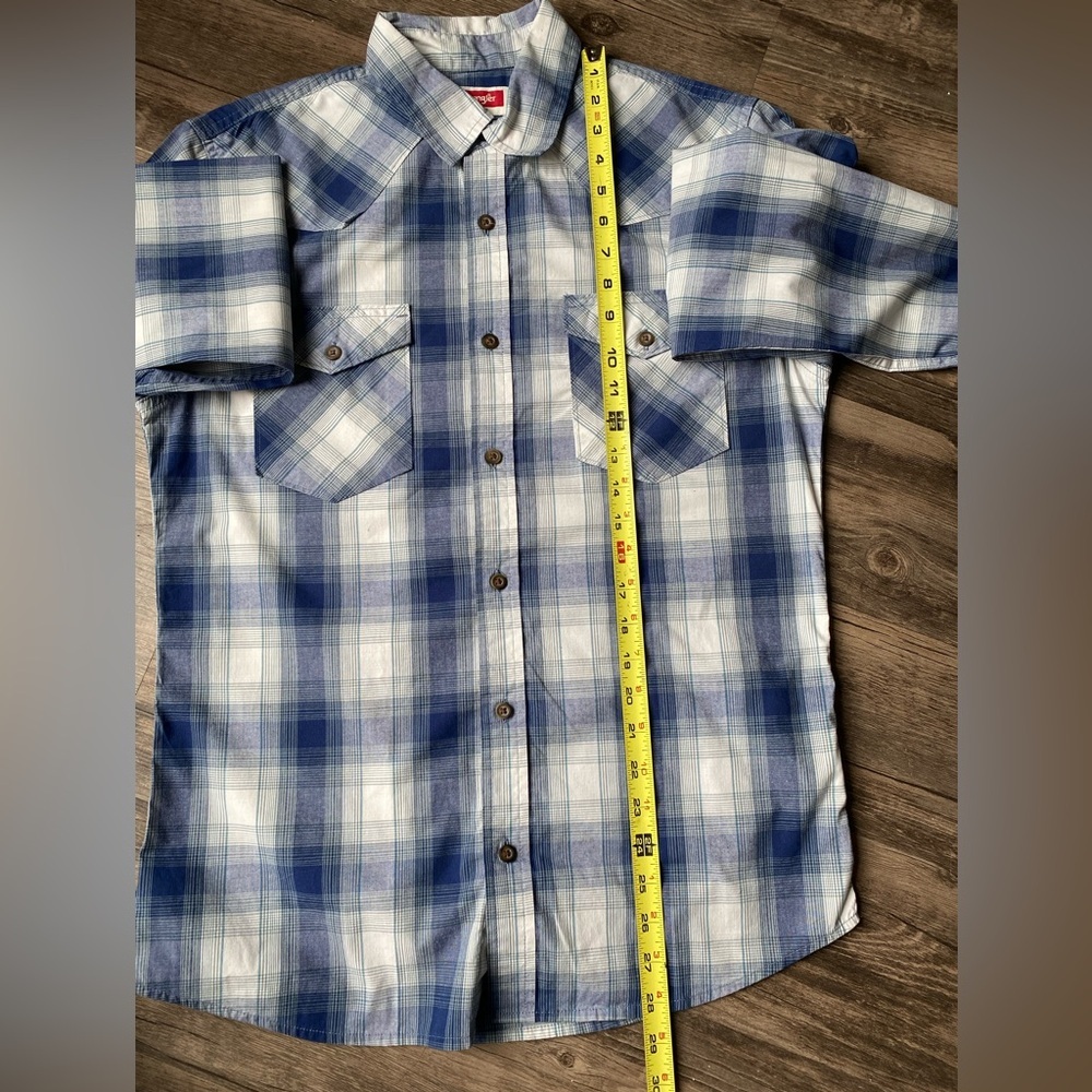 Wrangler Men’s Western Botton Down Shirt Size S - Picture 6 of 6